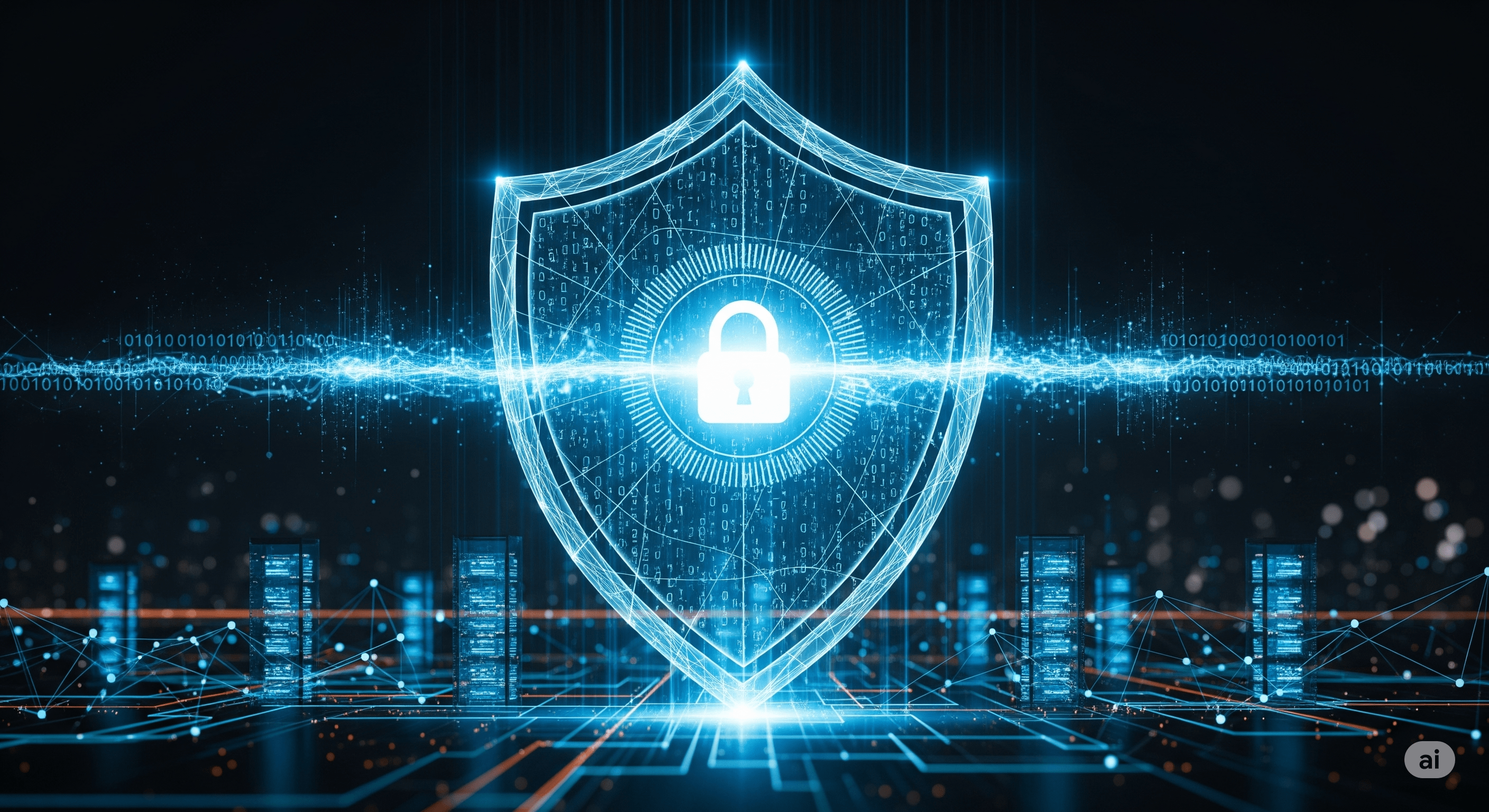 A shield protecting a network of connected devices